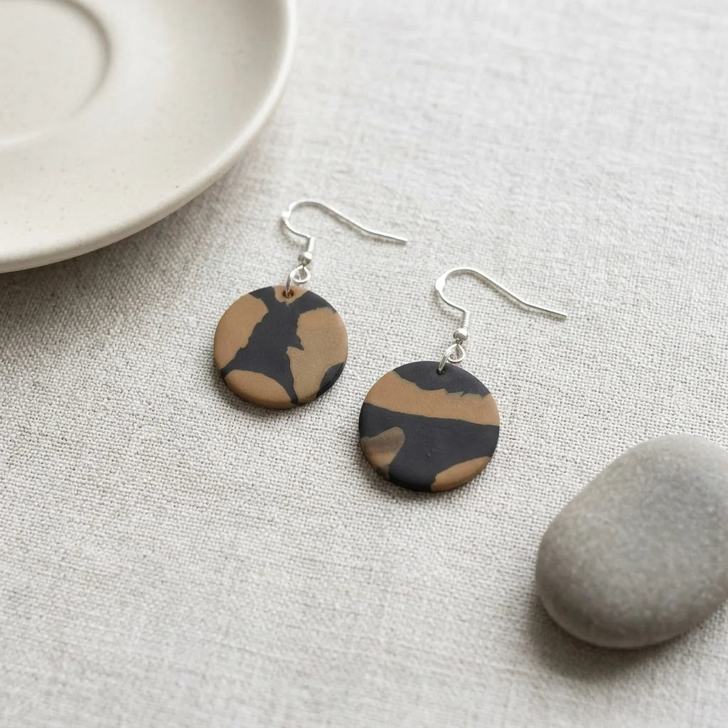 Canyon Leopard Orbit Earrings