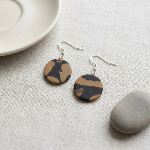 Canyon Leopard Orbit Earrings