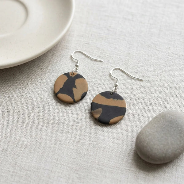 Canyon Leopard Orbit Earrings