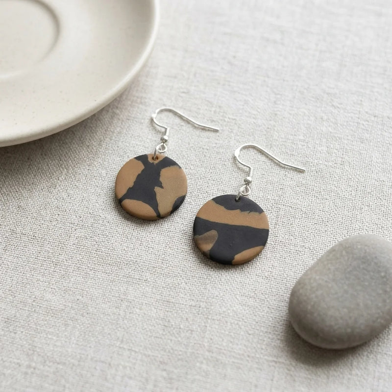 Canyon Leopard Orbit Earrings