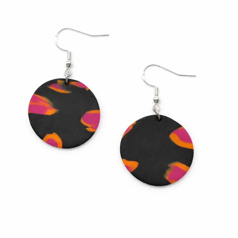 Ember Orbit Earrings