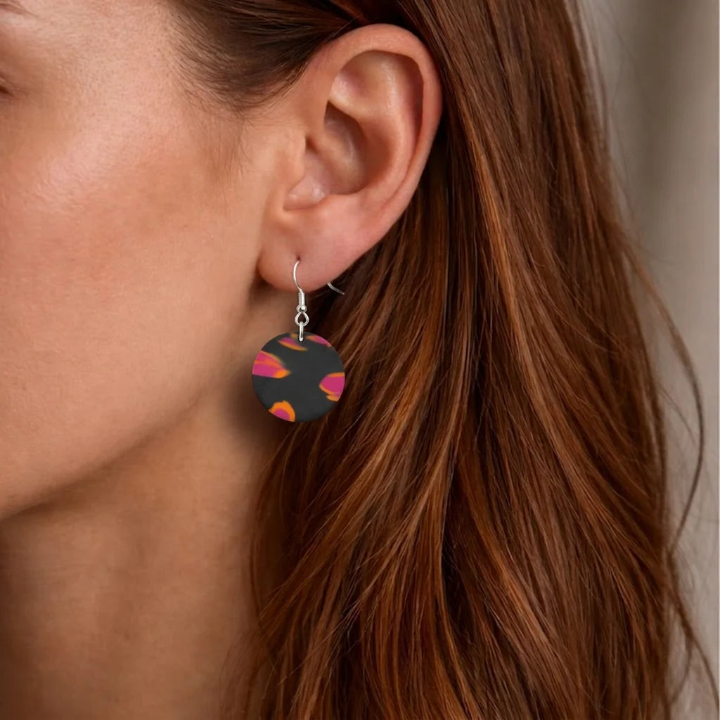 Ember Orbit Earrings