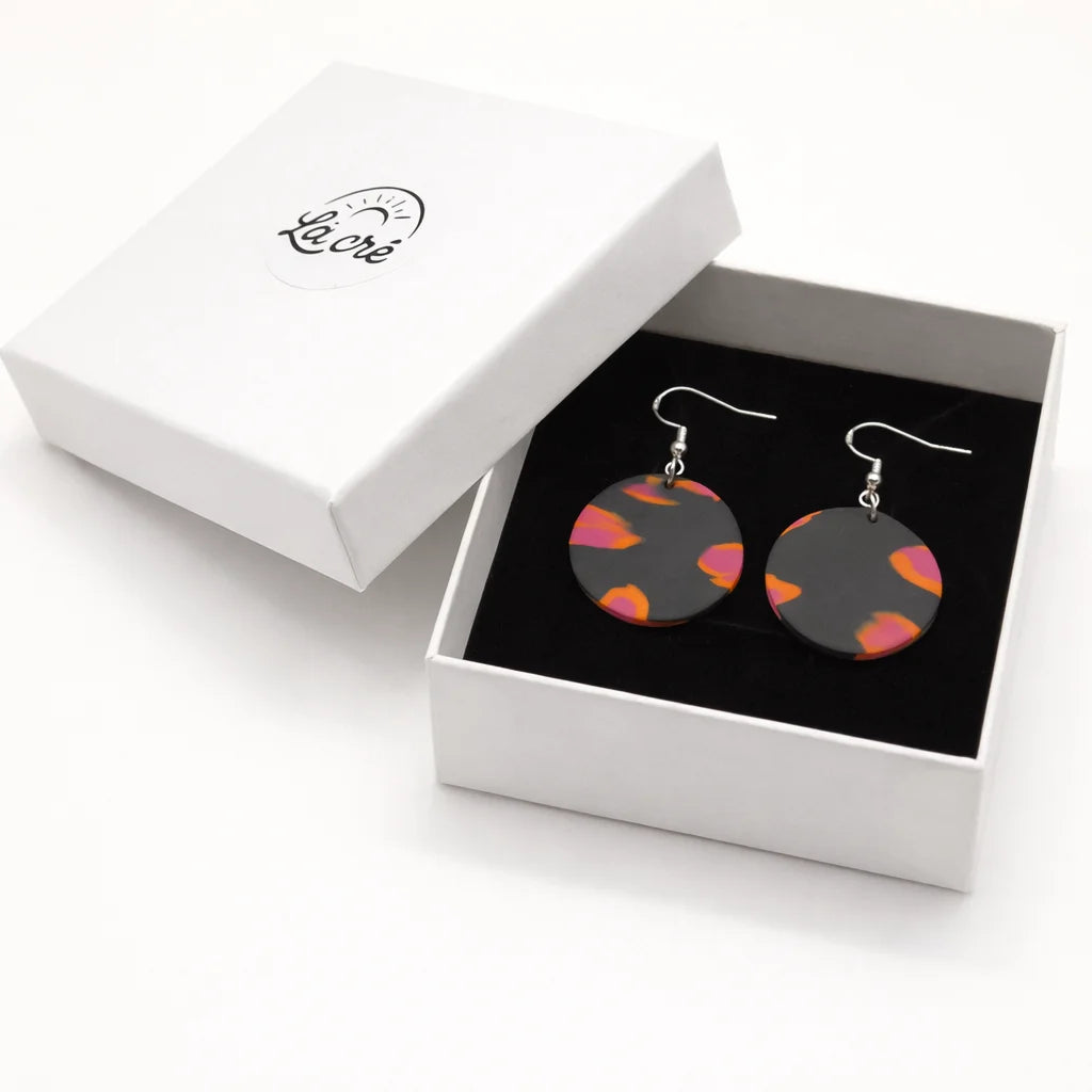 Ember Orbit Earrings
