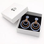 Clay Sky Orbit Halo Earrings