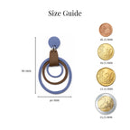 Clay Sky Orbit Halo Earrings
