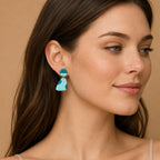 Spring Meadow Organic Drop Earrings
