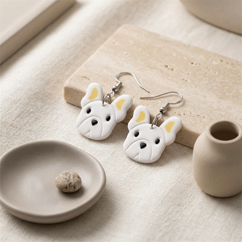 Pearl Pup Earrings