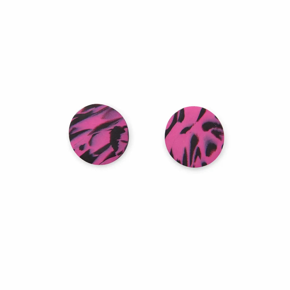 Candy Night Pebble Earrings