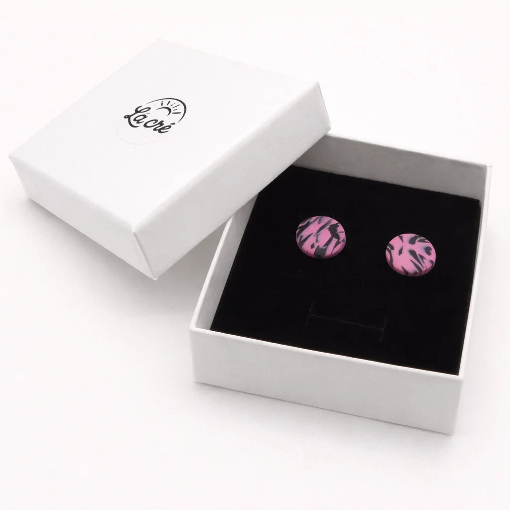 Candy Night Pebble Earrings