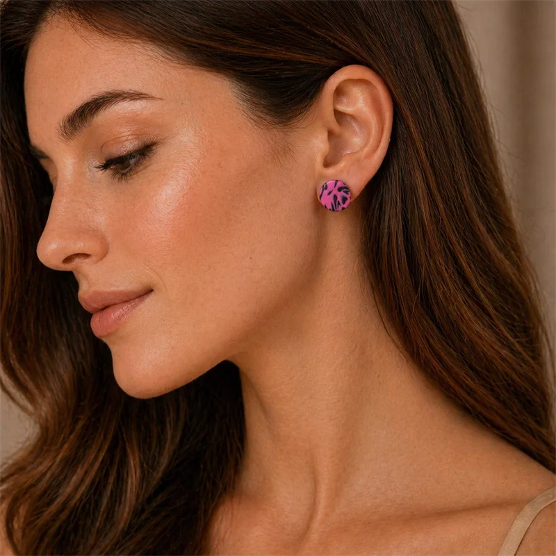 Candy Night Pebble Earrings