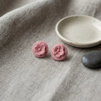 Blush Pebble Sakura Earrings