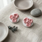 Pearl Pebble Sakura Earrings