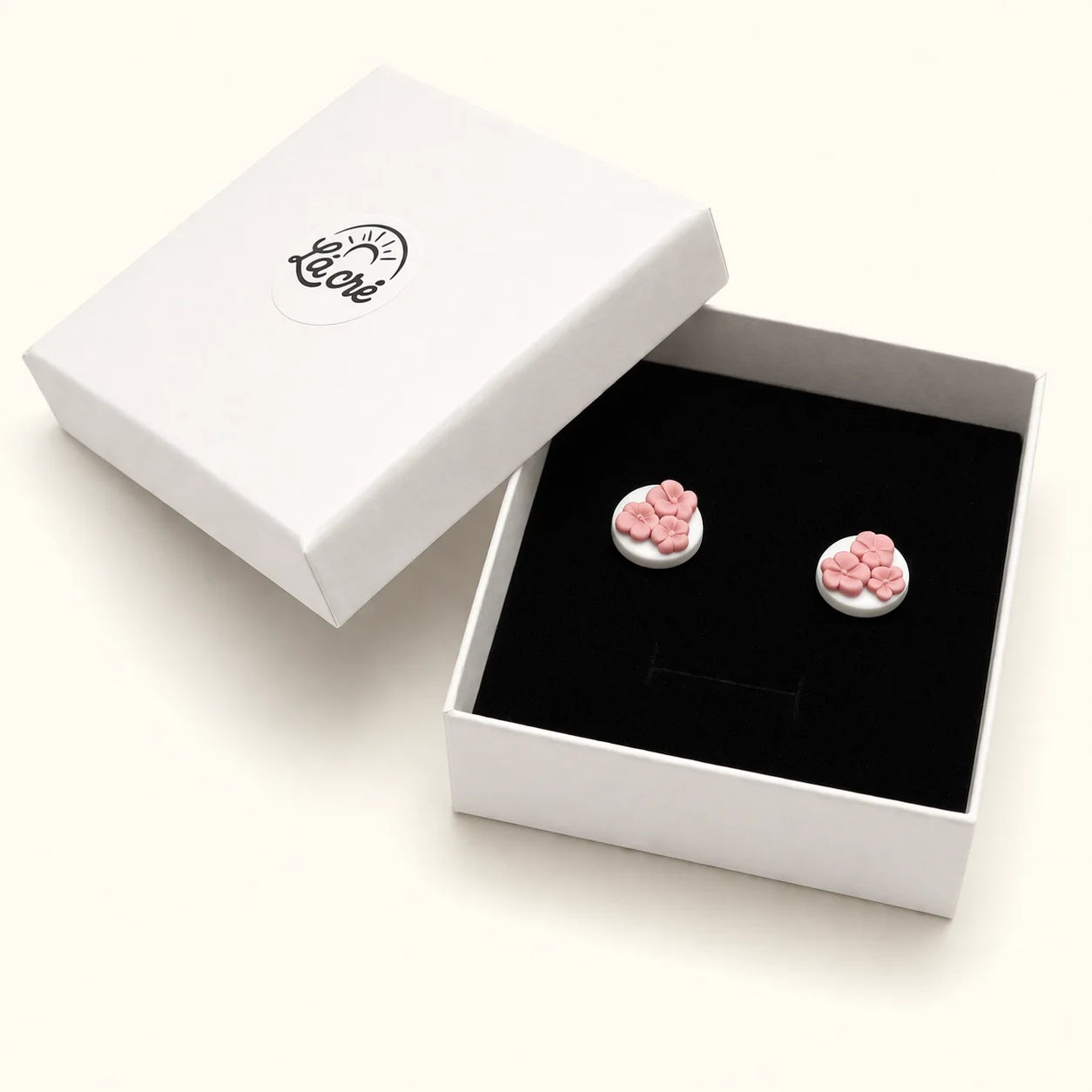 Pearl Pebble Sakura Earrings