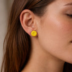 Sunflower Pebble Earrings