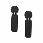 Midnight Pillar Drop Earrings