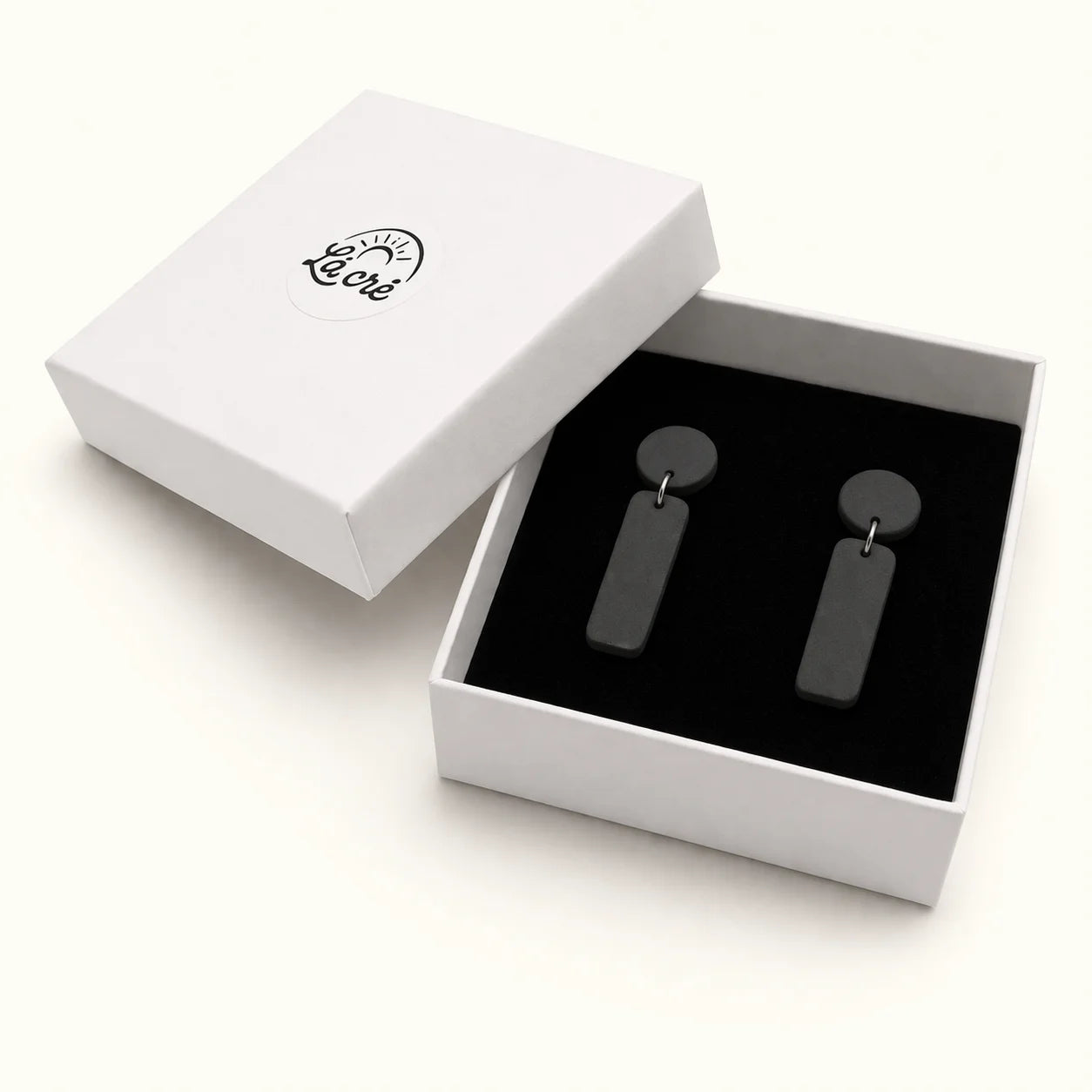 Midnight Pillar Drop Earrings