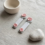Mist Pillar Drop Sakura Earrings