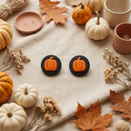 Pumpkin Pebble Earrings