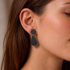 Midnight Raindrop Earrings