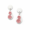 Pearl Raindrop Sakura Earrings
