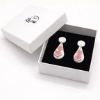 Pearl Raindrop Sakura Earrings