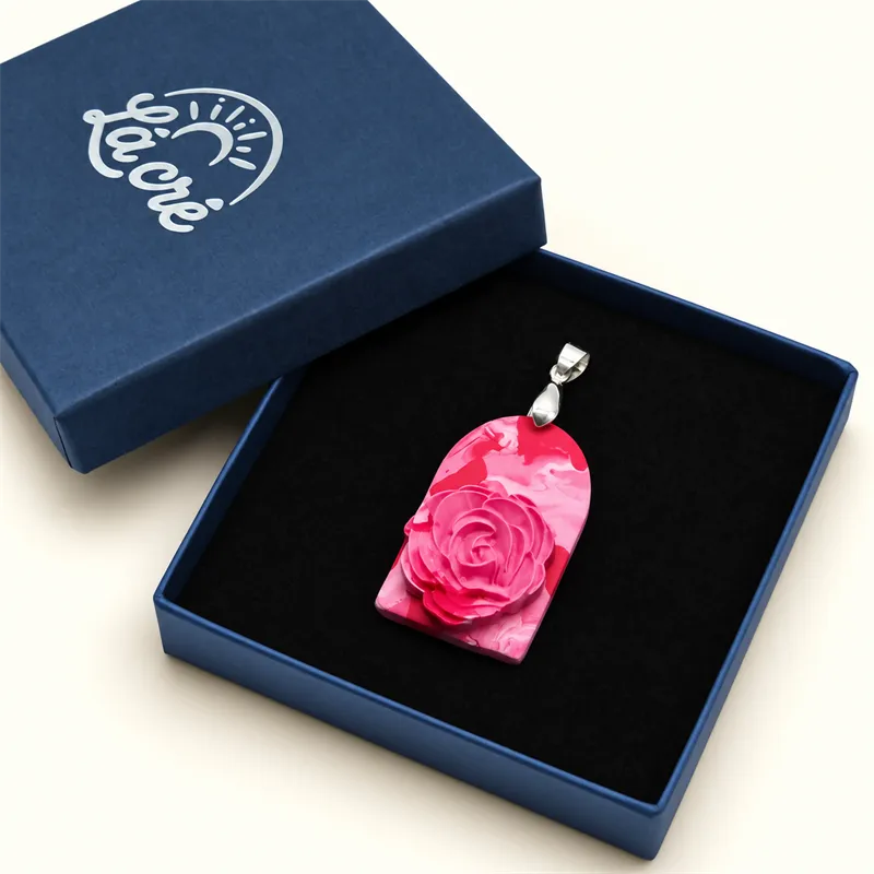 Rosy Marble Pendant