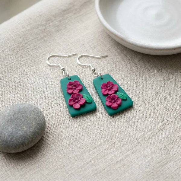 Lagoon Sakura Hook Earrings