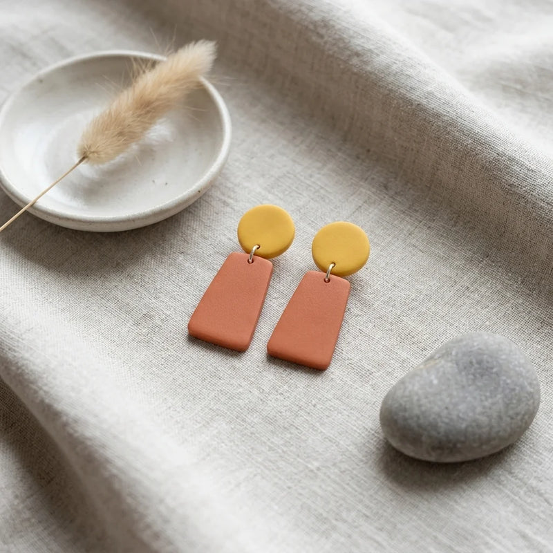 Desert Sun Solar Drop Earrings