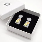 Mist Solar Drop Sakura Earrings