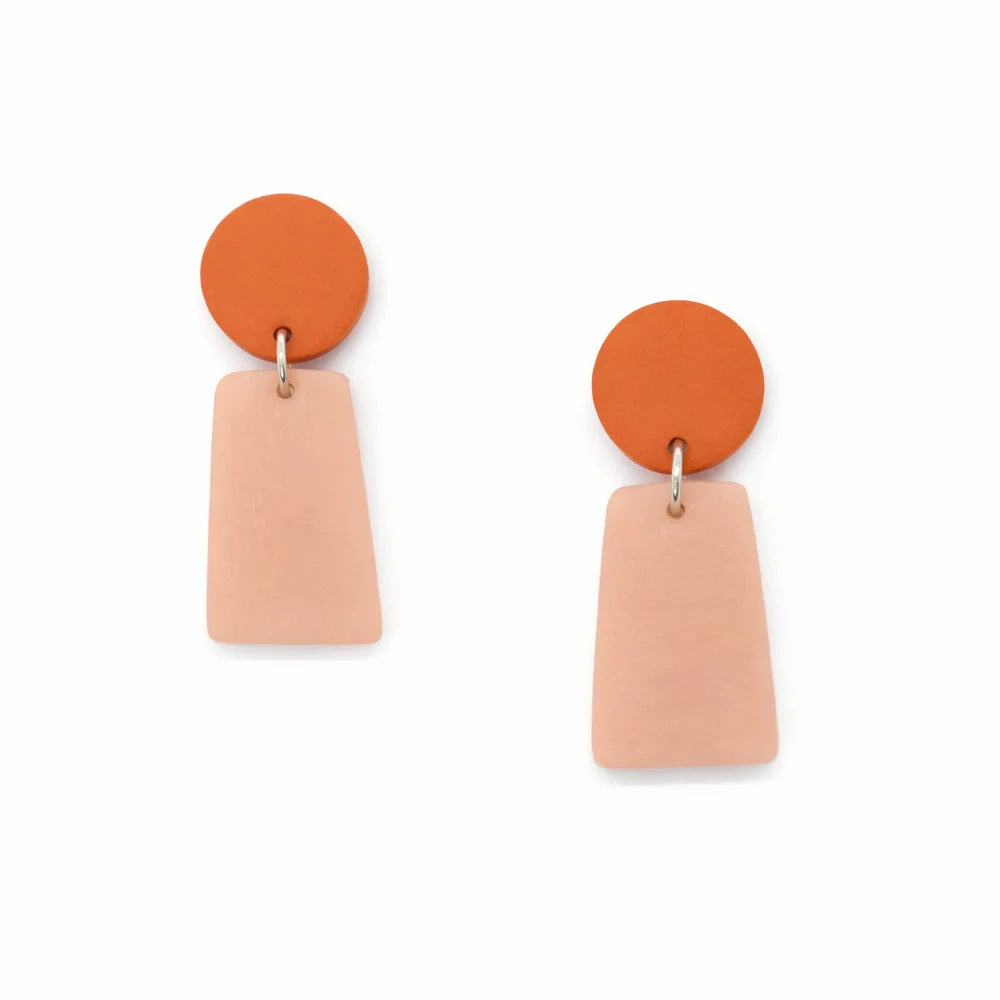 Sunset Dune Solar Drop Earrings