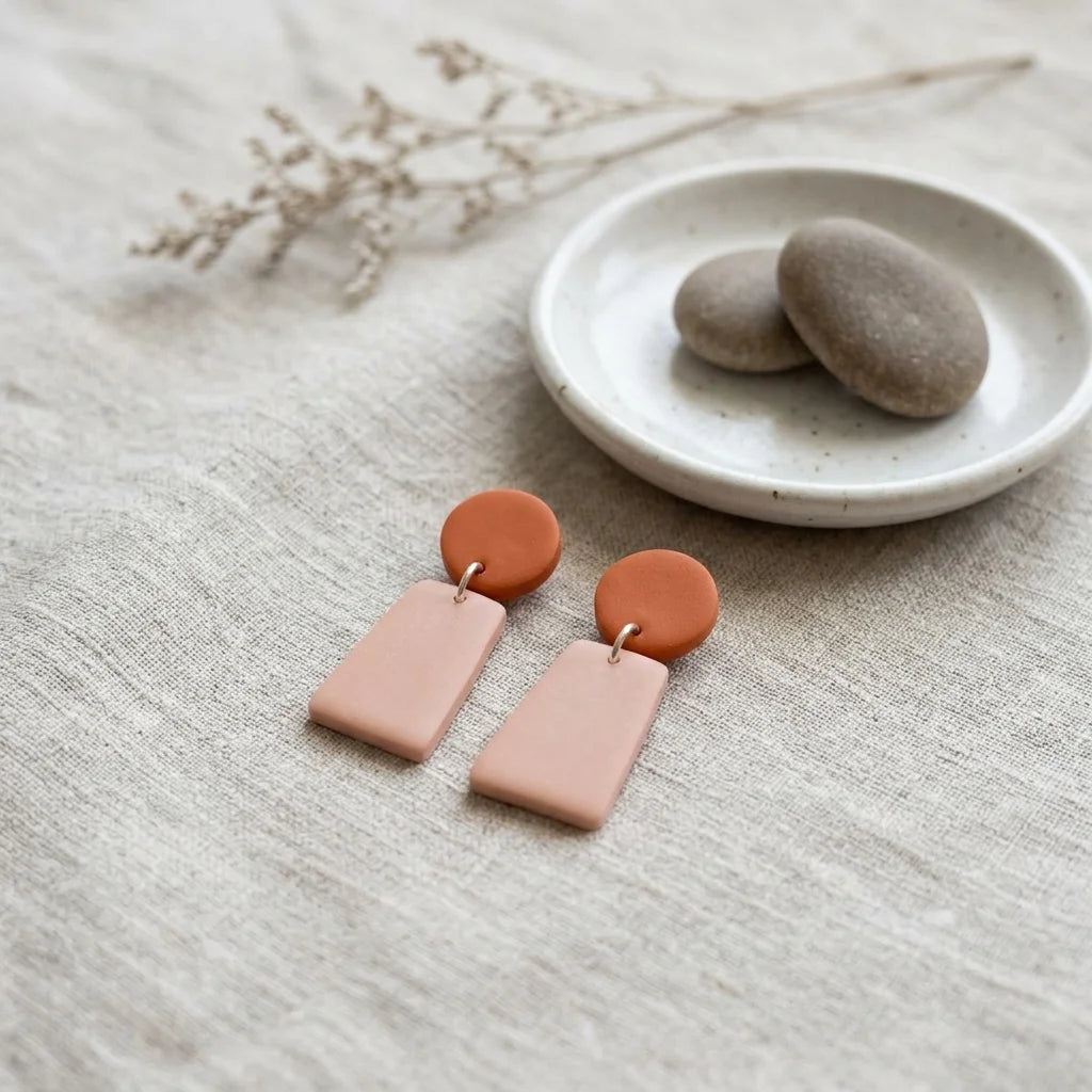Sunset Dune Solar Drop Earrings