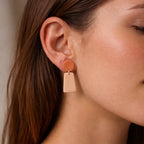 Sunset Dune Solar Drop Earrings