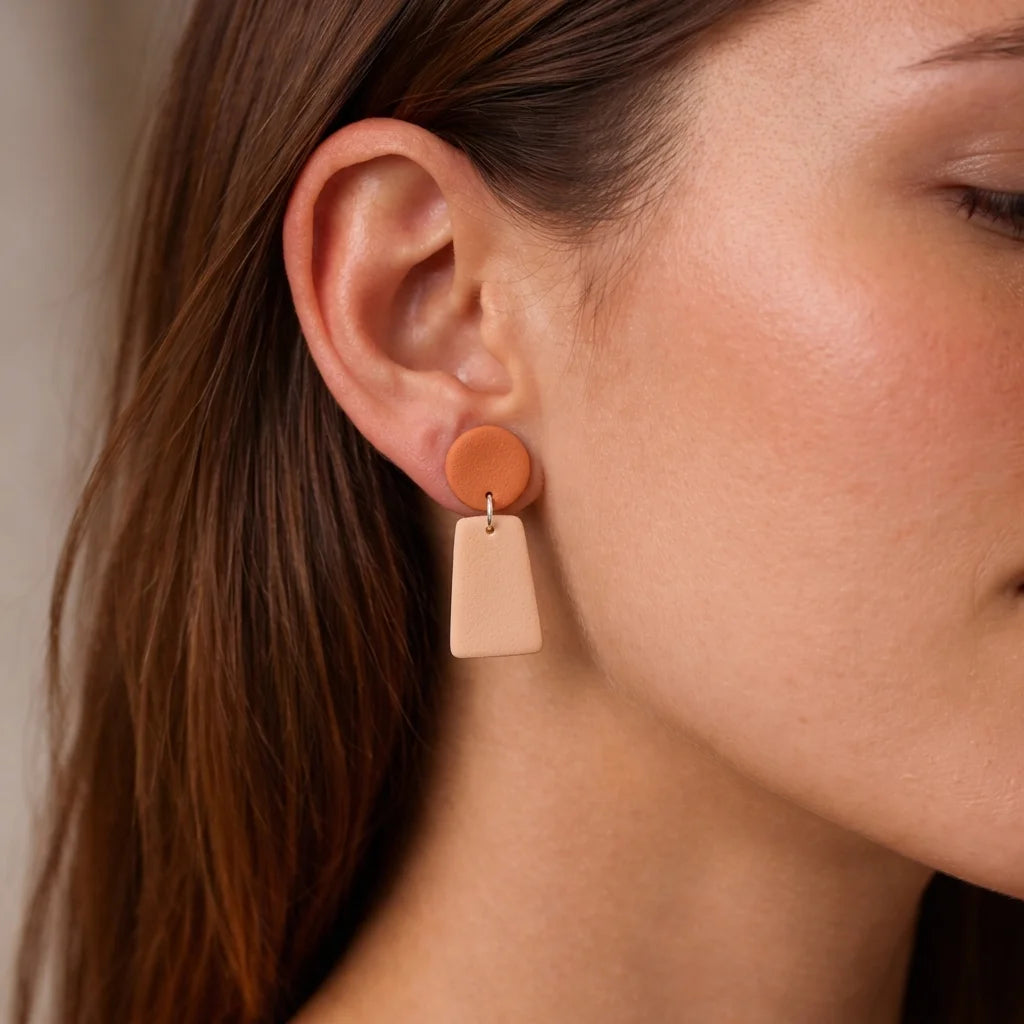 Sunset Dune Solar Drop Earrings