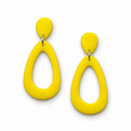 Sunflower Teardrop Earrings