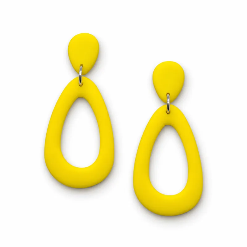 Sunflower Teardrop Earrings