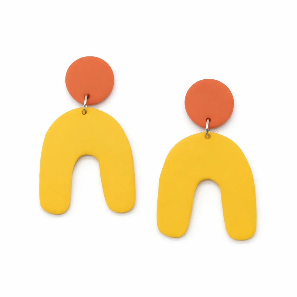 Desert Sun Sunrise Arch Earrings