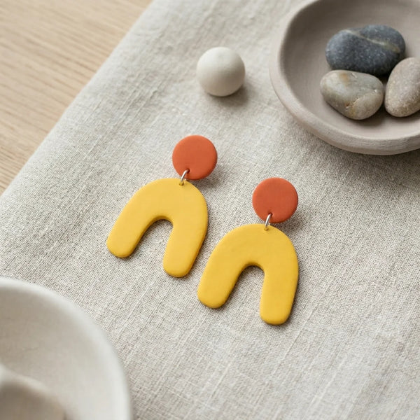 Desert Sun Sunrise Arch Earrings