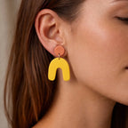 Desert Sun Sunrise Arch Earrings