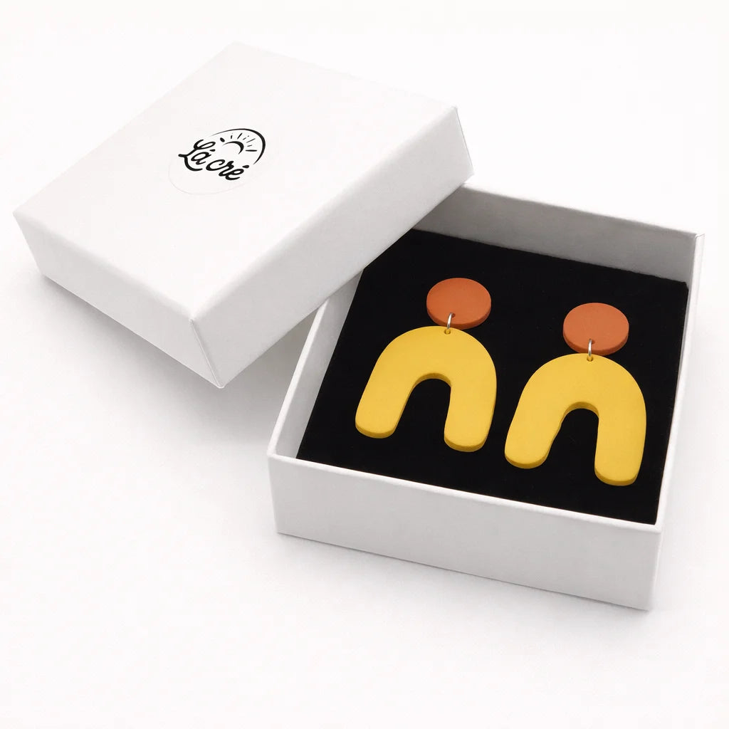 Desert Sun Sunrise Arch Earrings