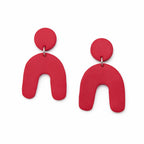 Fire Sunrise Arch Earrings
