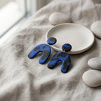 Midnight Leopard Sunrise Arch Earrings