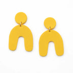 Mustard Sunrise Arch Earrings