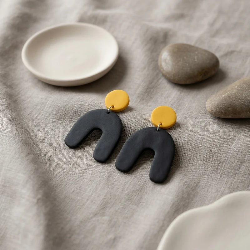 Nightfall Sunrise Arch Earrings