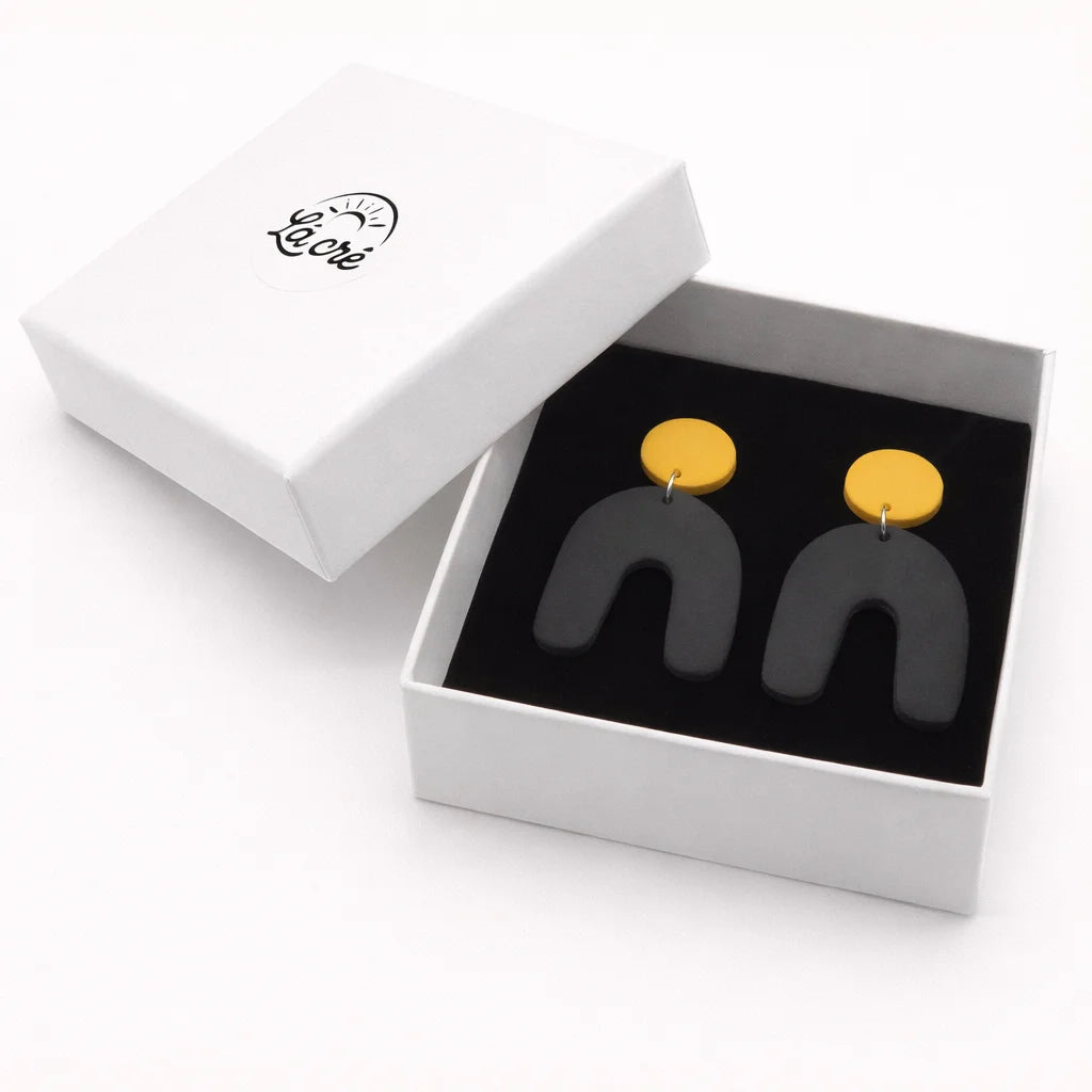 Nightfall Sunrise Arch Earrings