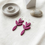 Berry Wildflower Earrings